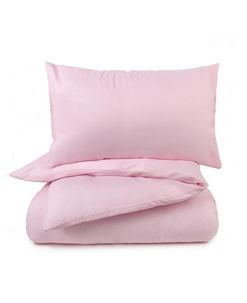 Tadpoles 2 Piece Solid Toddler Duvet Set Reviews Home Macy S