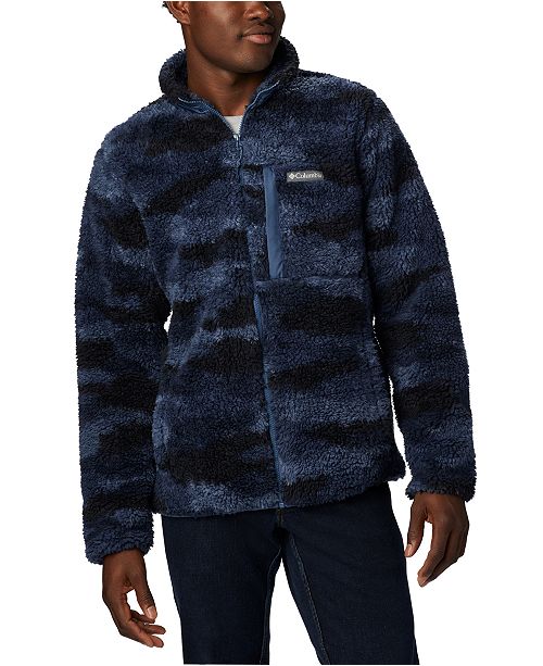 Columbia Men S Winter Pass Full Zip Printed Fleece Jacket Reviews Coats Jackets Men Macy S