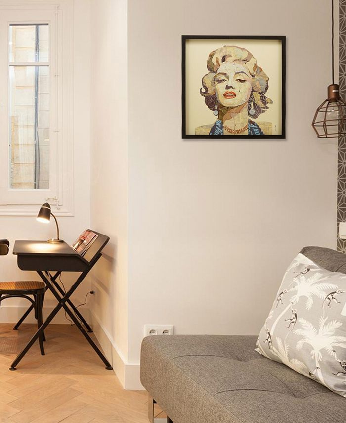 Empire Art Direct 'Homage To Marilyn' Dimensional Collage Wall Art - 25 ...