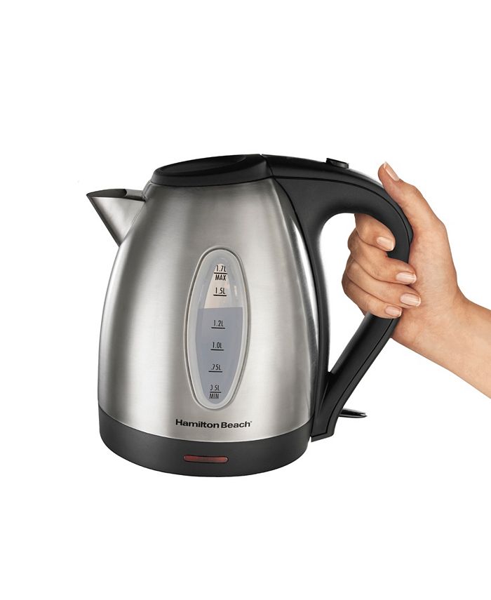 Hamilton Beach 1.7L Stainless Steel Electric Kettle Macy's