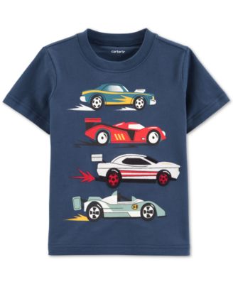 Carter's - Toddler Boys Race Car-Print Cotton T-Shirt