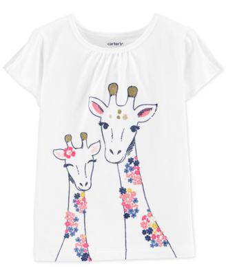 giraffe print t shirt