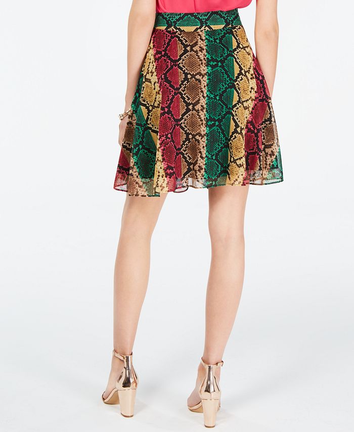 INC International Concepts INC Python-Print Mini Skirt, Created for ...
