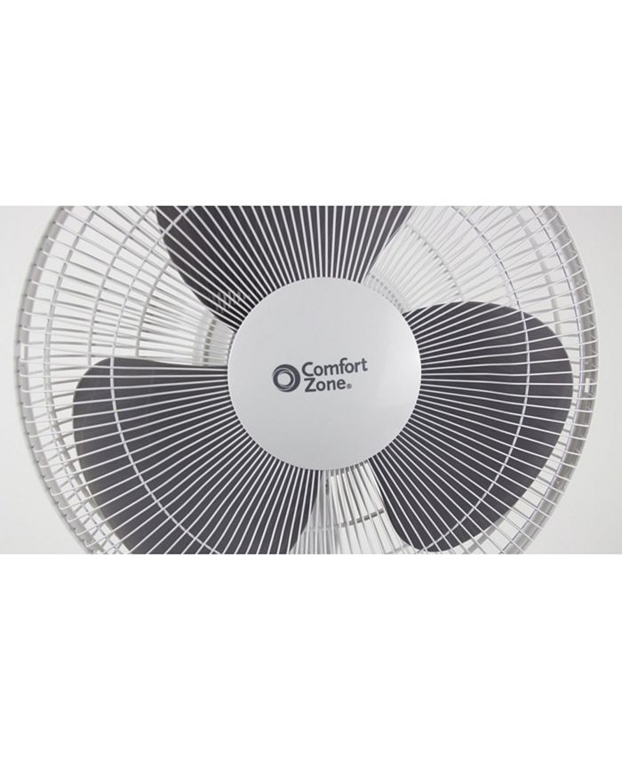 Comfort Zone Czst161Bte 16" Oscillating Pedestal Quad Pod Fan Macy