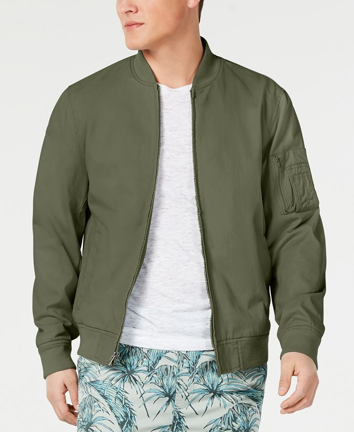 American Rag Men's Solid Ace Bomber Jacket, Created for Macy's - Macy's