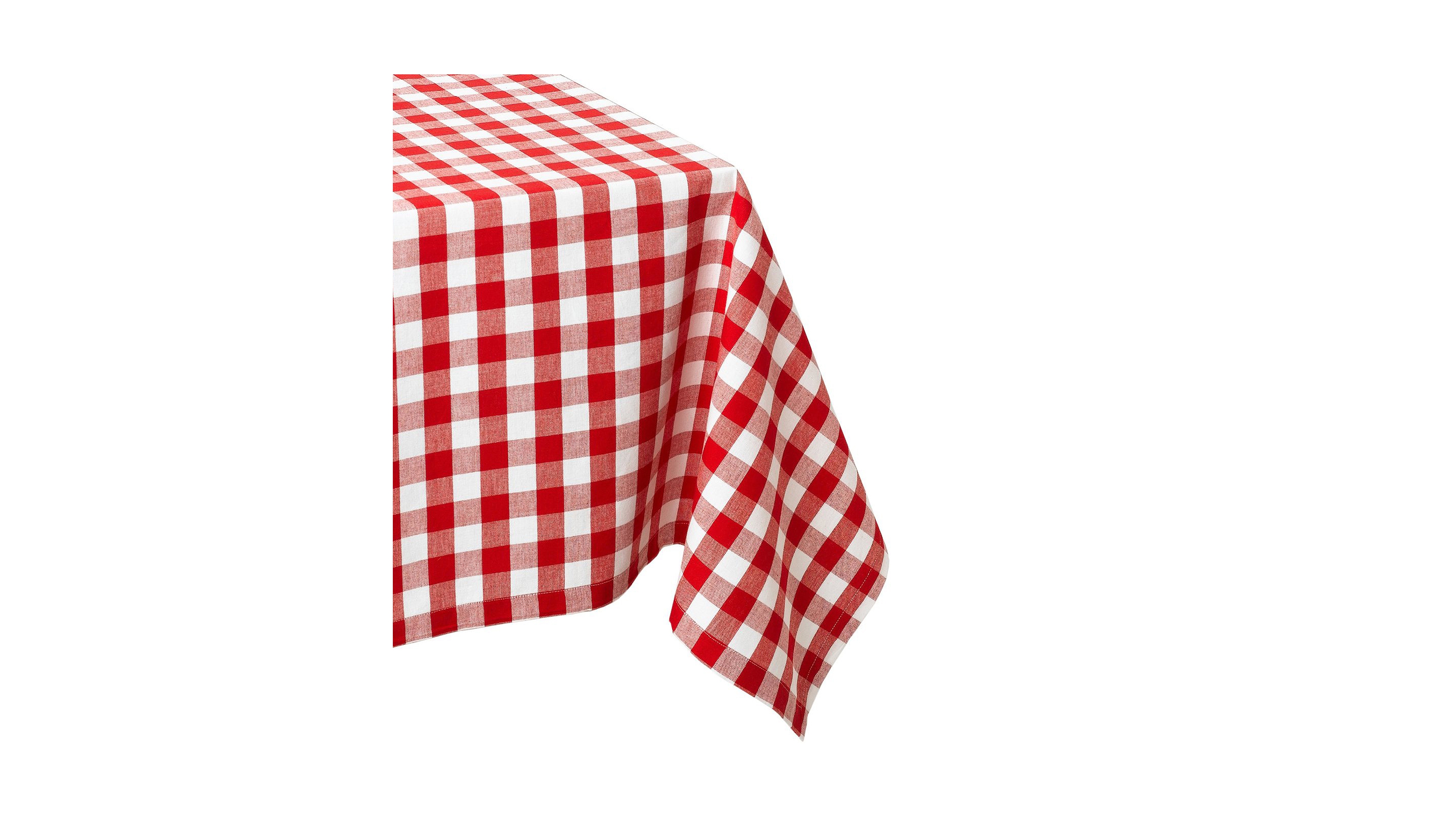 Design Imports Checkers Tablecloth 60" x 120"