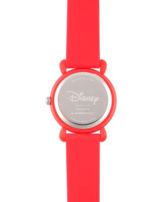 ewatchfactory Boy's Disney Toy Story 4 Woody Red Plastic Time Teacher Strap Watch 32mm