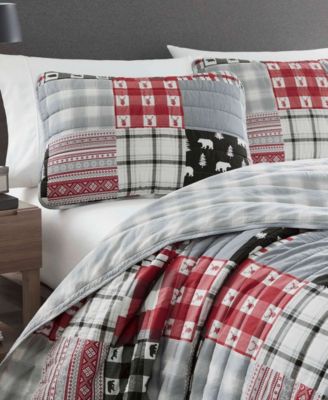 Revman Industries Eddie Bauer Mount Baker Quilt Set, Full/Queen