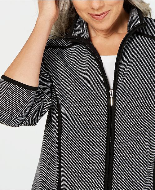 Karen Scott Sport French Terry ZipUp Jacket, Created for Macy's