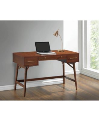 Coaster Home Furnishings - 3-drawer Writing Desk Walnut