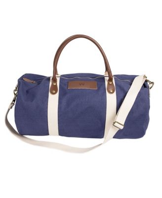 canvas leather duffle bag