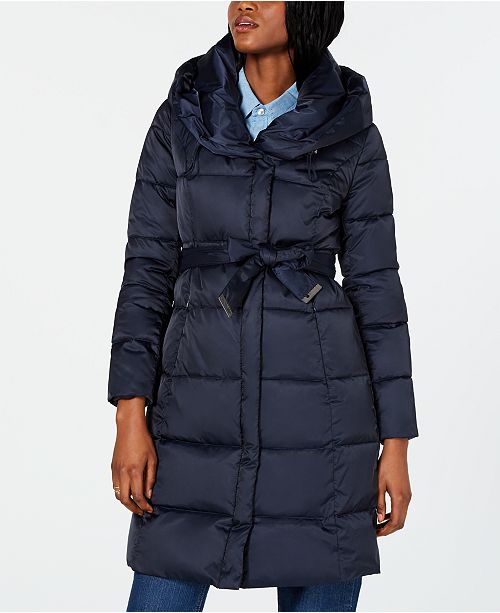 tahari shawl collar coat