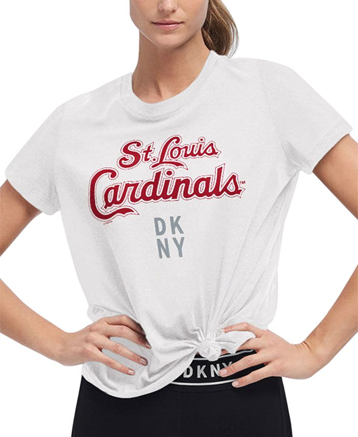 DKNY Women's St. Louis Cardinals Players Tie T-shirt - Macy's