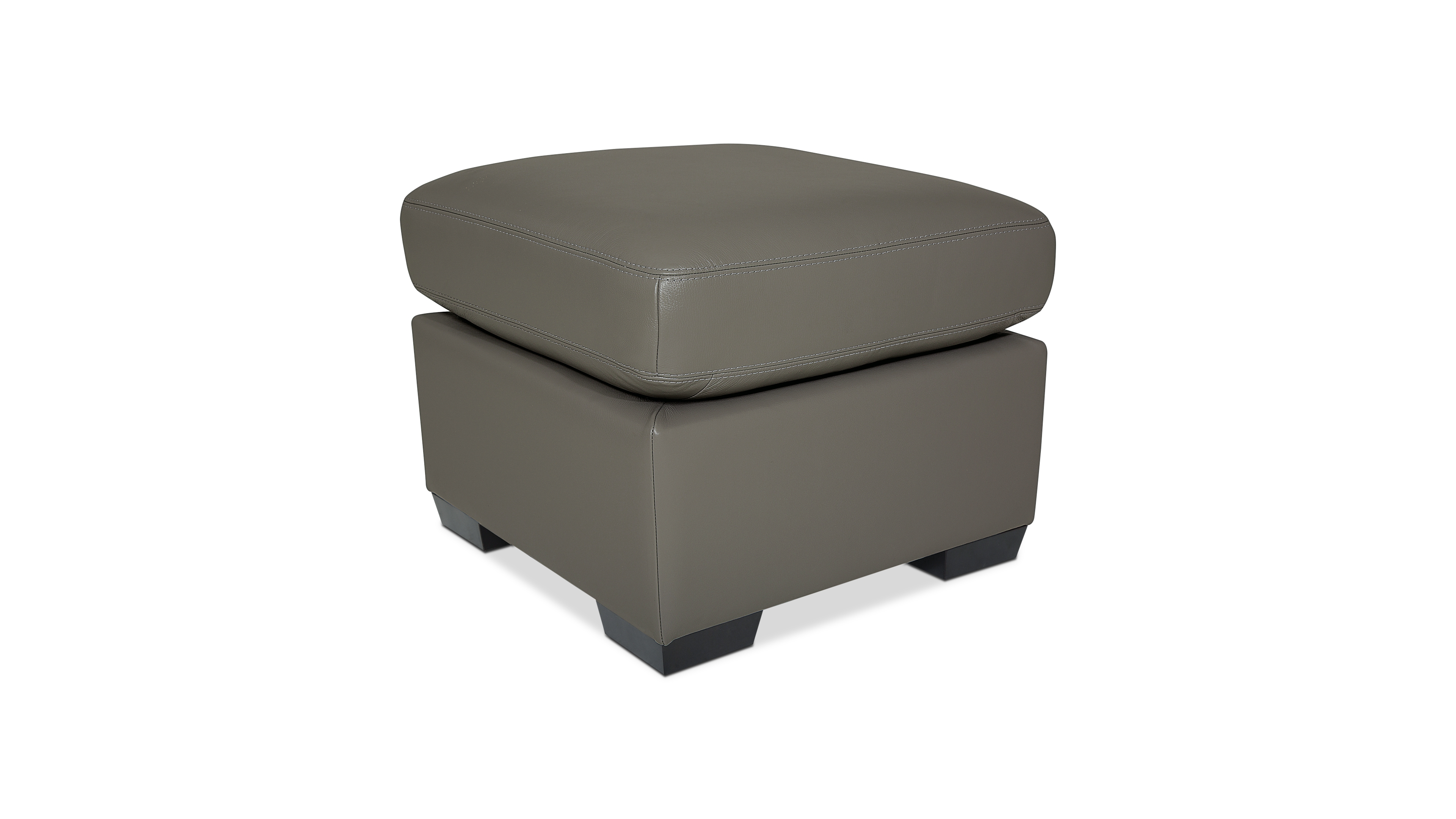 Lothan 24" Leather Ottoman, Created for Macy's