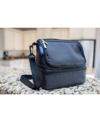 2 compartment lunch bag