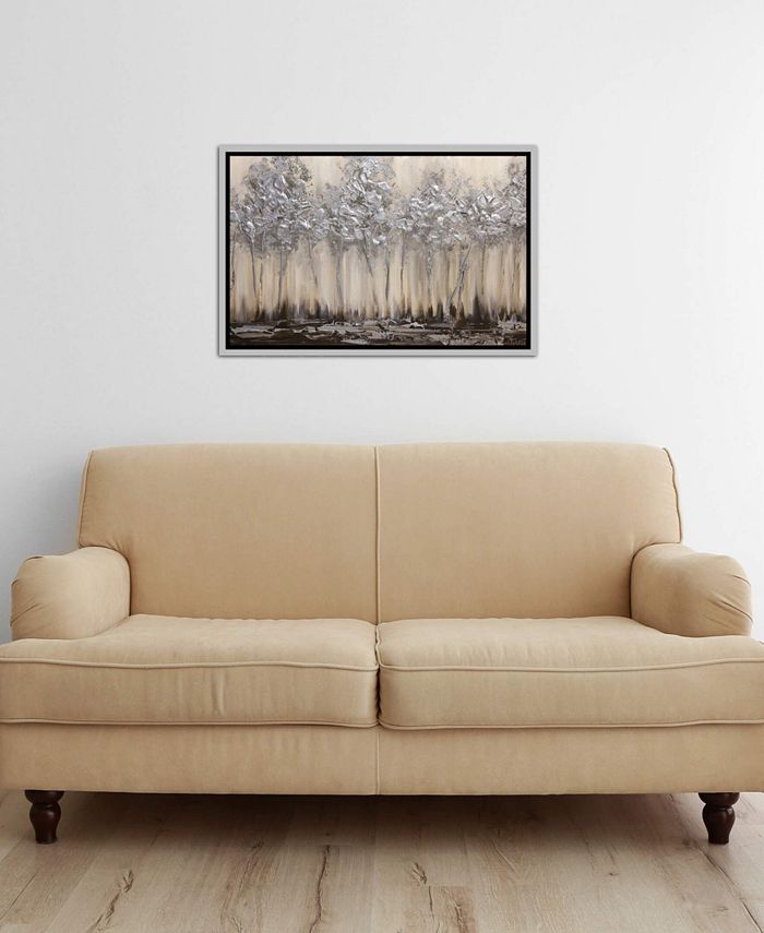 iCanvas Silver Forest by Osnat Tzadok Gallery-Wrapped Canvas Print - 18 ...