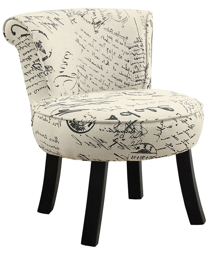 Monarch Specialties Linen Accent Chair Macy's