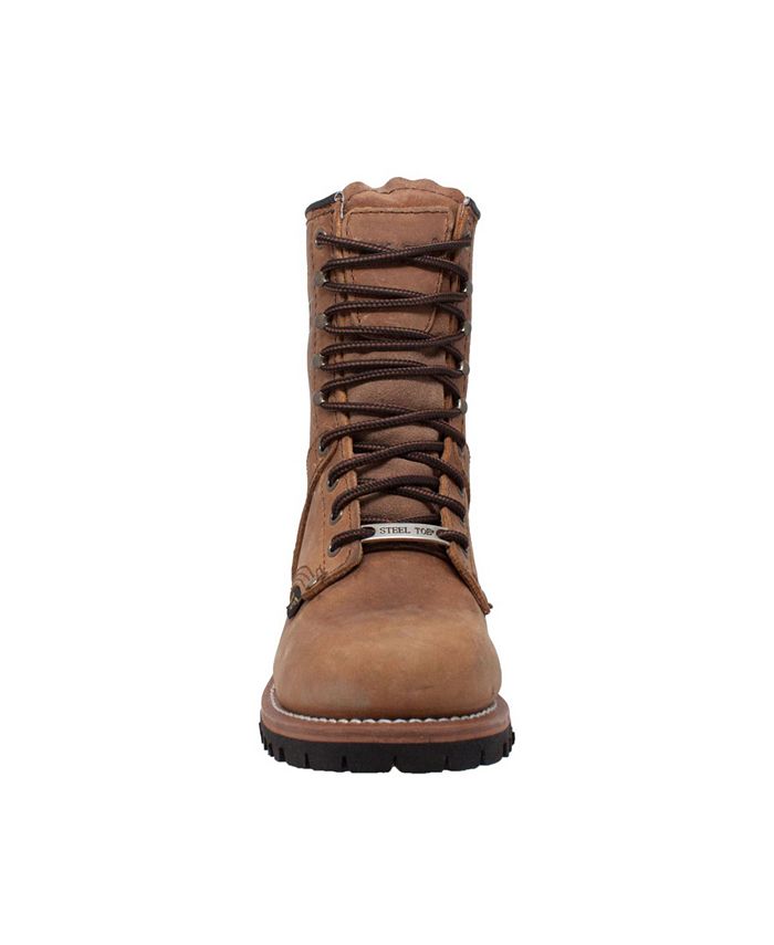 AdTec Women's 9" Steel Toe Logger Boot Macy's