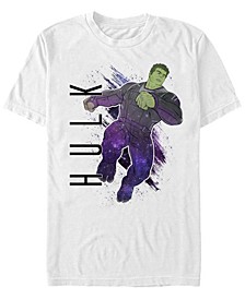 Men's Avengers Galaxy Painted Hulk Short Sleeve T-Shirt