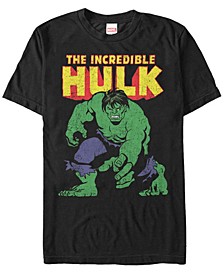 Men's Comic Collection The Incredible Hulk Short Sleeve T-Shirt