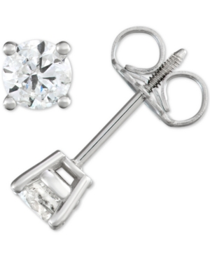 image of Diamond Stud Earrings (1/2 ct. t.w.) in 14k White, Yellow or Rose Gold