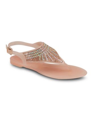 Olivia Miller All The Feelz Jelly Sandals & Reviews - Home - Macy's