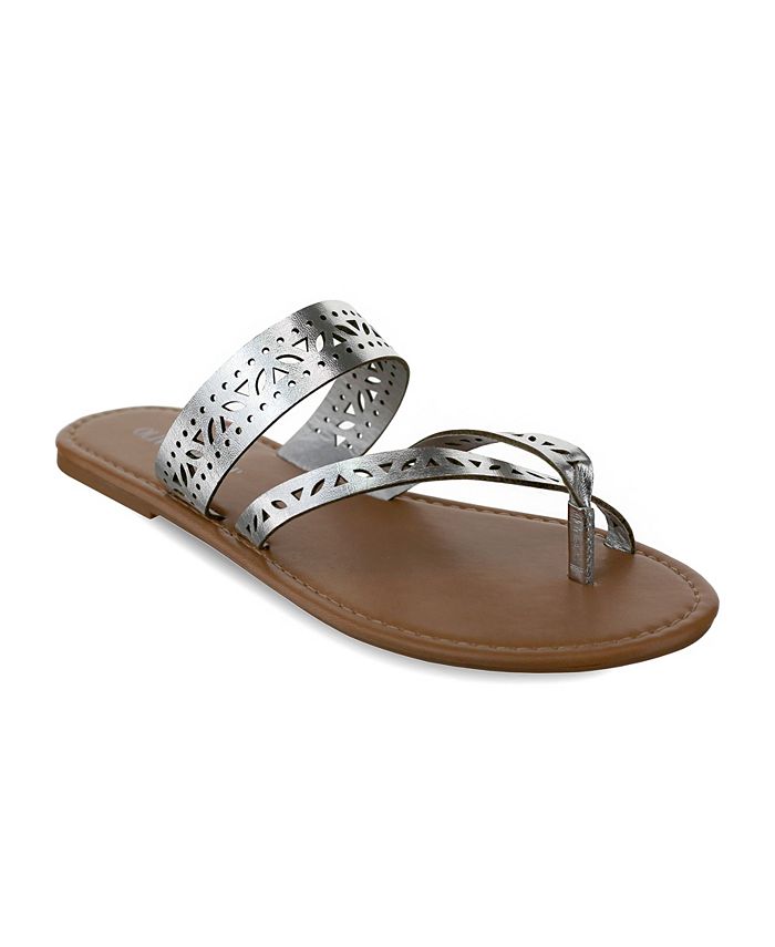 Olivia Miller Augustine Laser Cut Sandals & Reviews - Sandals - Shoes ...