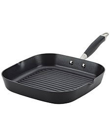 Advanced Home Hard-Anodized 11" Nonstick Deep Square Grill Pan 
