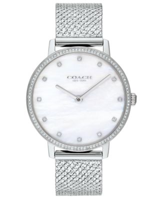 COACH - Women's Audrey Stainless Steel Mesh Bracelet Watch 36mm