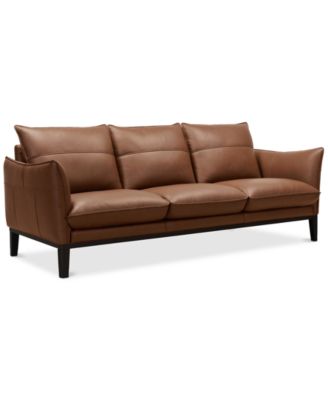 Chanute 88" Leather Sofa, Created for Macy's