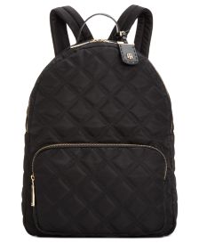 Julia Triple Quilted Nylon Dome Backpack