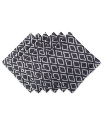 Design Imports Herringbone Napkin Set of 6