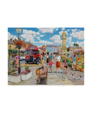 Trademark Global Trevor Mitchell Arriving In Market Square Canvas Art In Multi