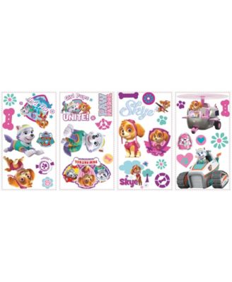 RoomMates Paw Patrol Girl Pups Peel And Stick Wall Decals - Macy's