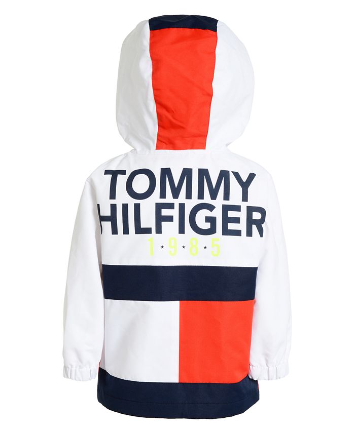 Tommy Hilfiger Baby Boys Colorblocked Hooded Jacket - Macy's