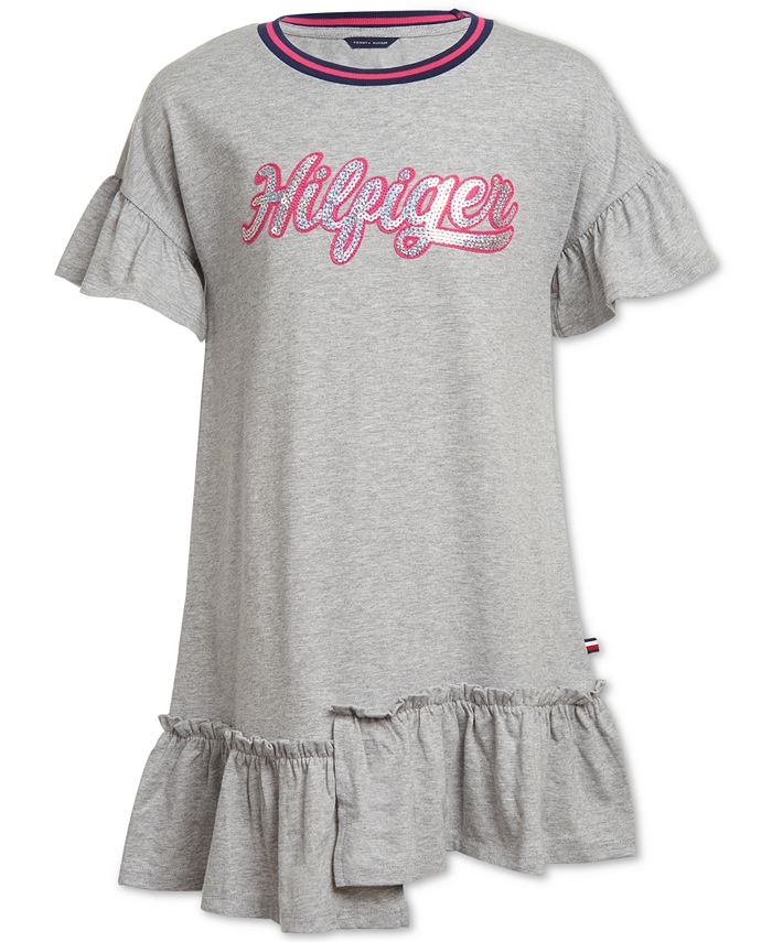 Tommy Hilfiger Big Girls Ruffled TShirt Dress Macy's