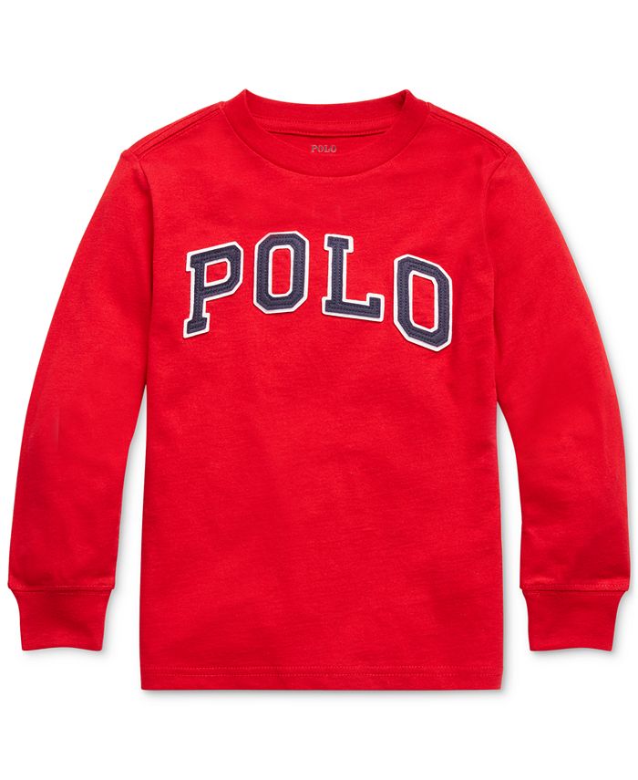 Polo Ralph Lauren Toddler Boys Jersey Cotton Shirt - Macy's