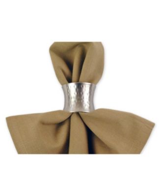 Hammered Napkin Ring, Set of 12