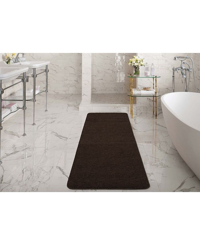 Ottomanson Luxury Collection Solid Runner Rug With NonSlip/Rubber