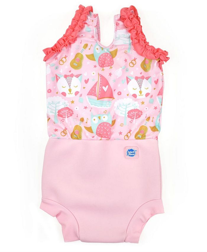 Splash About Toddler Girls Happy Nappy Swim Diaper Swimsuit - Macy's