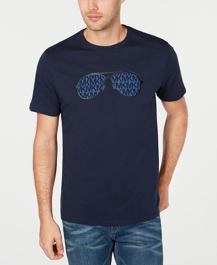 Michael Kors Men's Logo Aviator Graphic T-Shirt & Reviews - T-Shirts ...