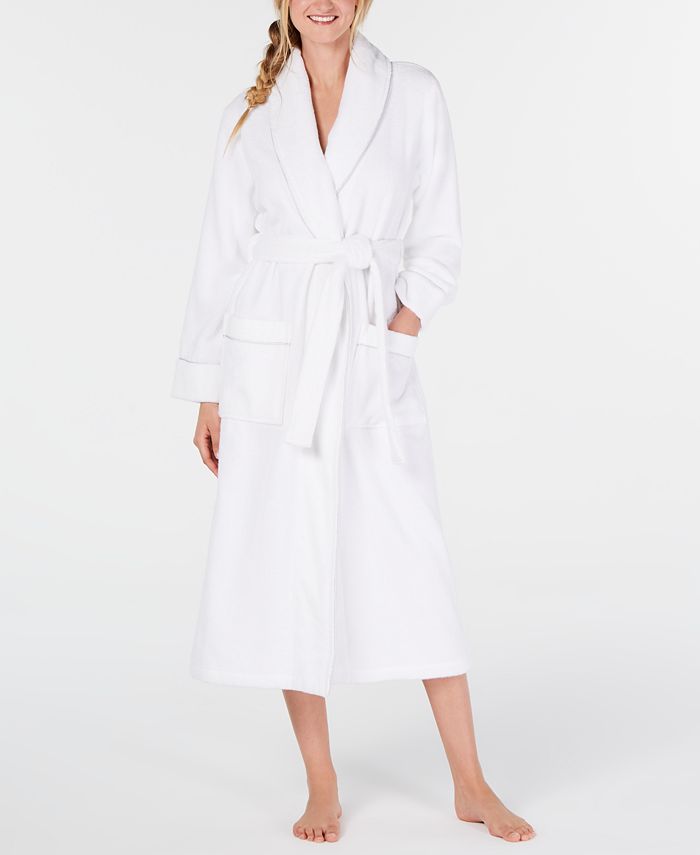 macys.com | Charter Club Luxe Cotton Terry Wrap Robe, Created for Macy's