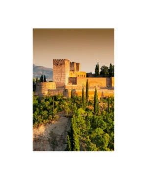 Trademark Global Philippe Hugonnard Made In Spain The Alhambra At Sunset V Canvas Art In Multi