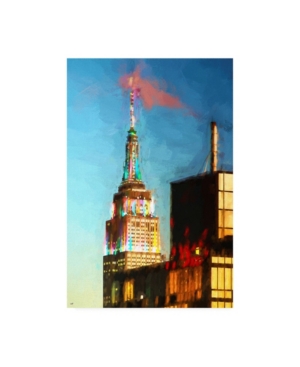 Trademark Global Philippe Hugonnard Top Of The Empire State Building Canvas Art In Multi