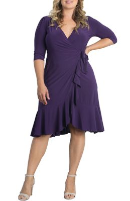 Plus Size Mademoiselle Lace Cocktail Dress with Sleeves