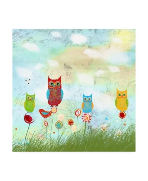 Trademark Global Ingrid Blixt Owl Land Canvas Art In Multi