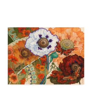 Trademark Global David Galchutt Floral Tapestry Canvas Art In Multi