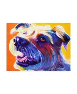 Trademark Global Dawgart Wire Hair Terrier Penny Canvas Art - 19.5" X 26" In Multi