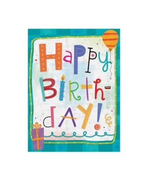 Trademark Global Holli Conger Sprouted Wisdom Birthday Canvas Art In Multi