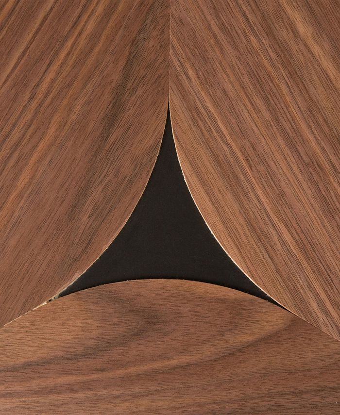 Glitzhome MidCentury Modern Walnut Veneer Coffee Table Macy's